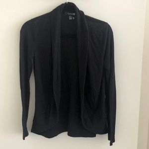 Black cardigan